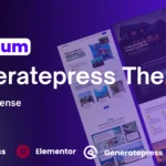 GeneratePress Premium | 1-Year License for the #1 Performance Theme | Developer-Verified